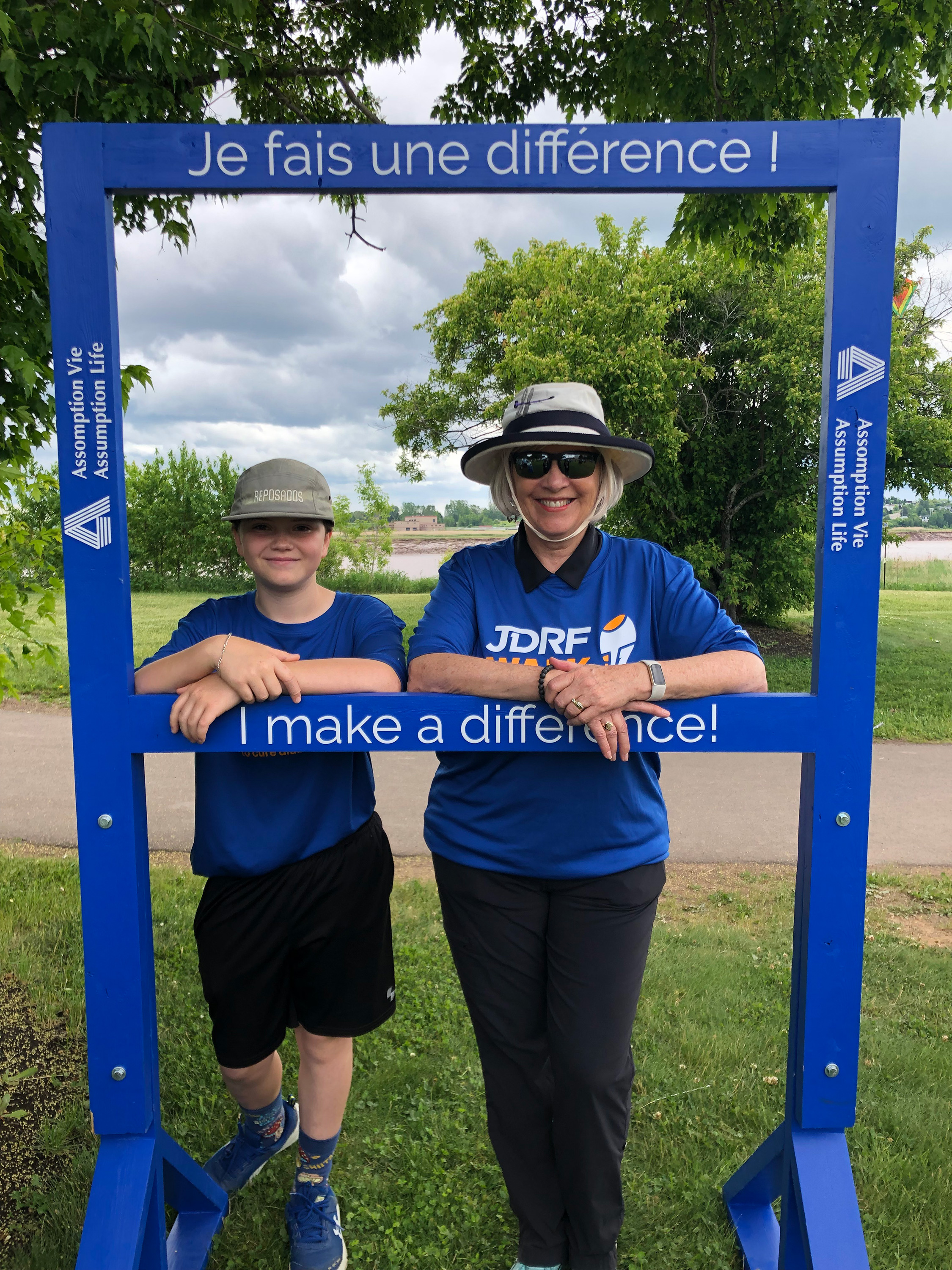 Senator Hartling attends a fundraiser for Breakthrough T1D, a national juvenile diabetes advocacy and research group, with her grandson Maxwell Leblanc in 2024. (Photo credit: Office of Senator Nancy J. Hartling)