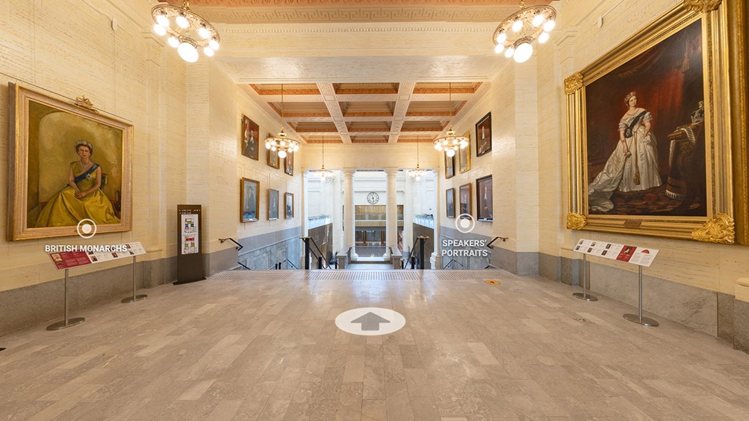Interior of Senate of Canada Building