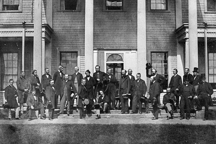 Delegates to the Charlottetown Conference in 1864 discussed the possibility of a federal union of Britain’s North American colonies. These talks led to the creation of the Dominion of Canada on July 1, 1867. Although Prince Edward Island’s capital hosted the conference, the colony did not join Confederation until 1873.