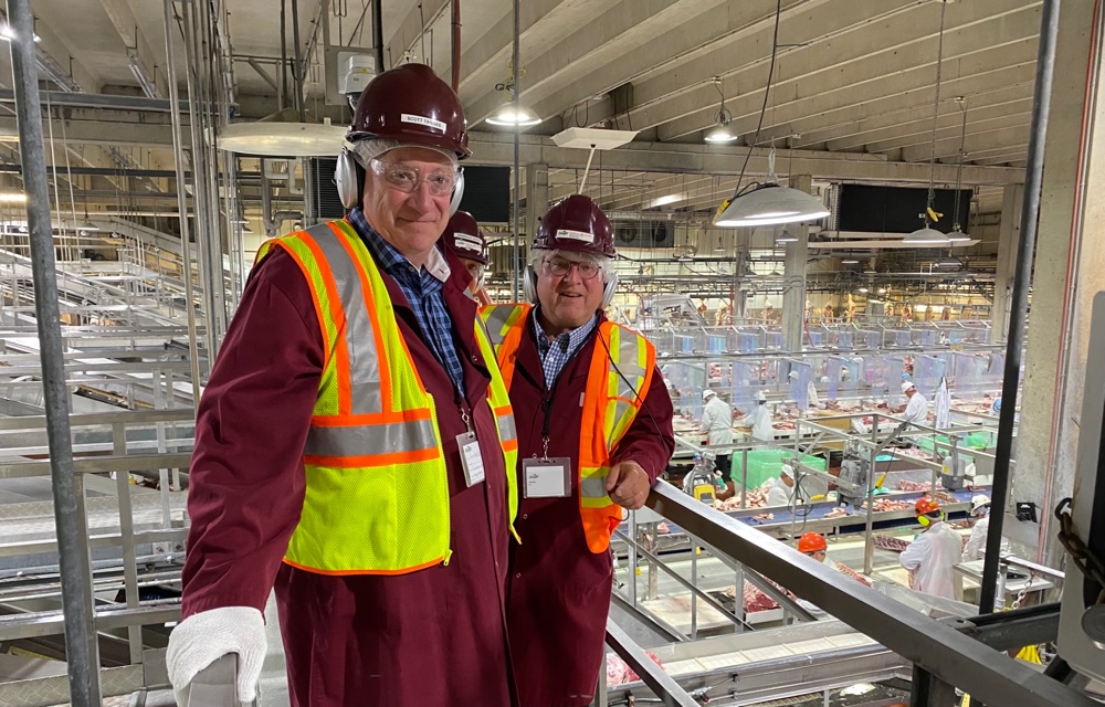 Thursday, August 25, 2022 — Senators Rob Black and Scott Tannas visit the  Cargill facility in High River, Alberta, to learn about the processor’s local agricultural operations and better understand current issues impacting the Canadian meat industry.