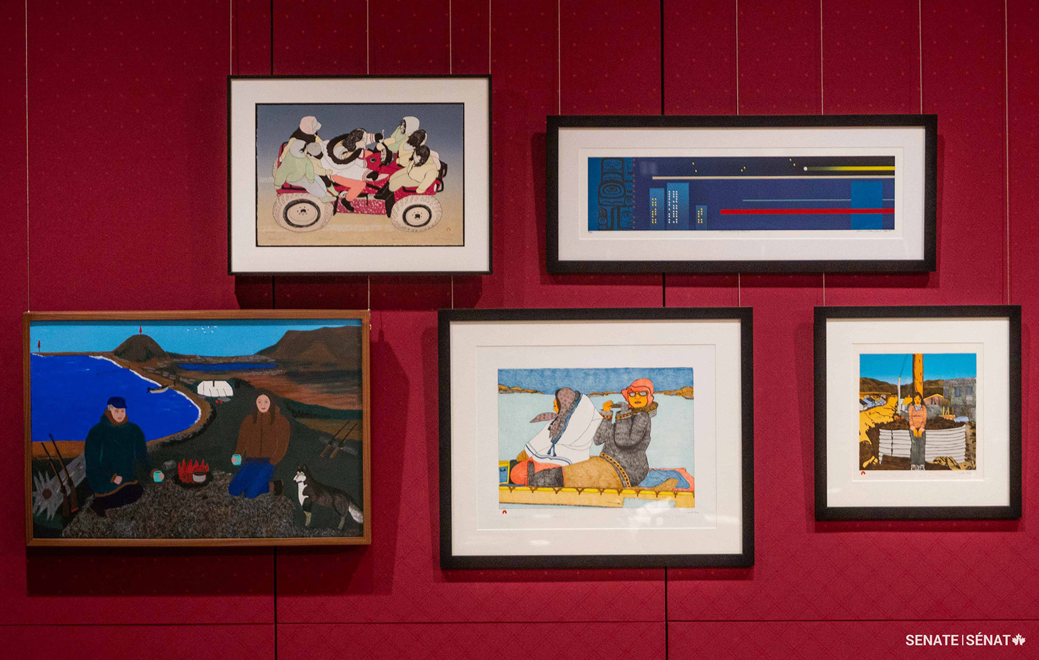 Among the artworks exhibited in 2026 as part of the Visual Voices program are five pieces that capture glimpses of life in the North.