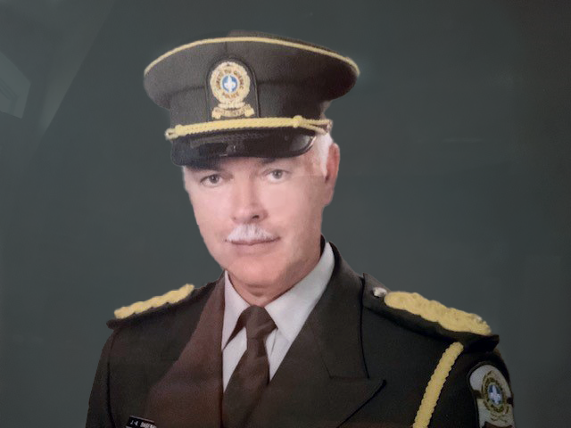 Senator Dagenais served almost 40 years with the Sûreté du Québec police force. (Photo credit: Office of Senator Jean-Guy Dagenais)