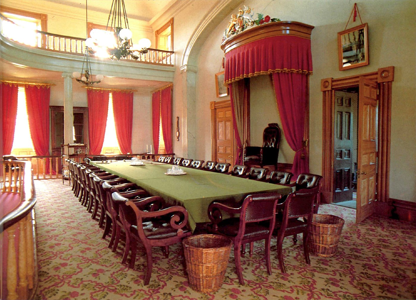 Negotiations mainly took place in Province House’s legislative council chamber. (Photo credit: Parks Canada)